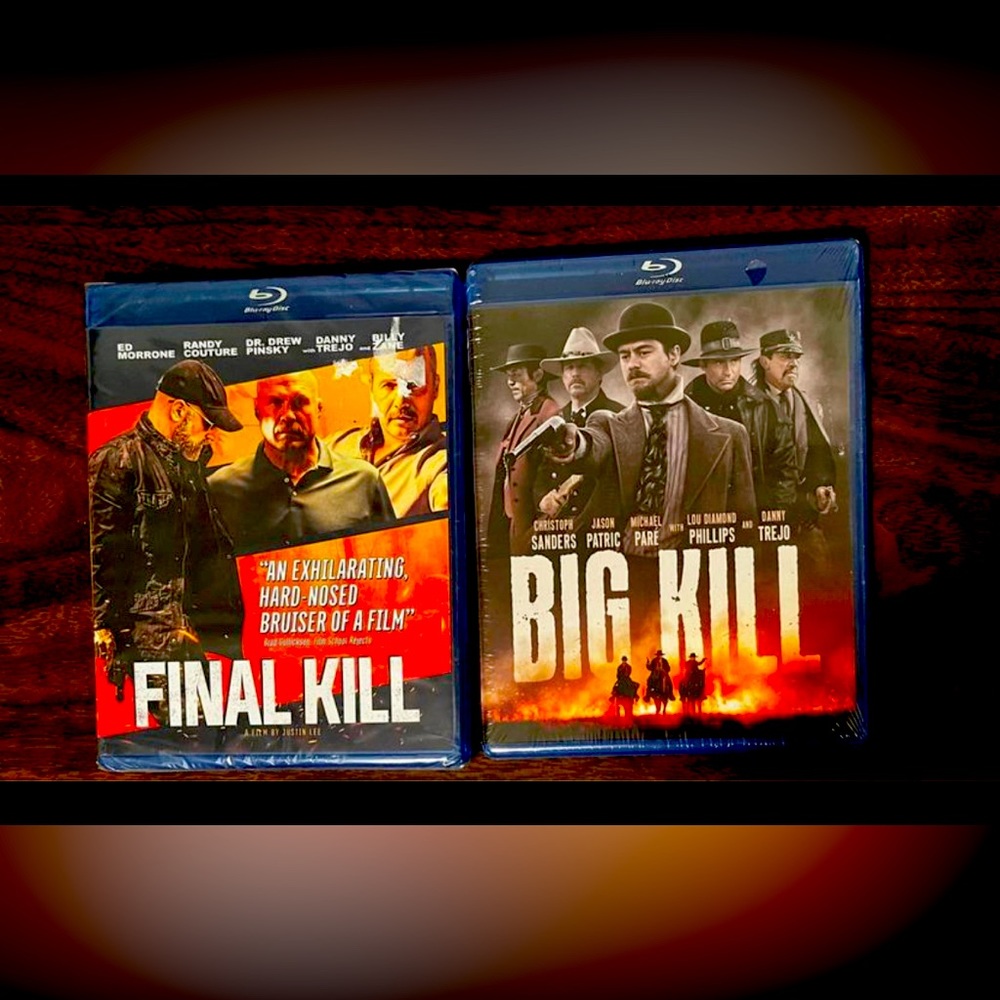 2 Blu-Ray Films starring Danny Trejo! The Final Kill And Big Kill!!